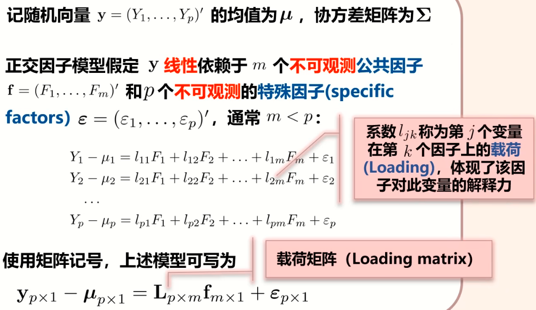 正交因子模型